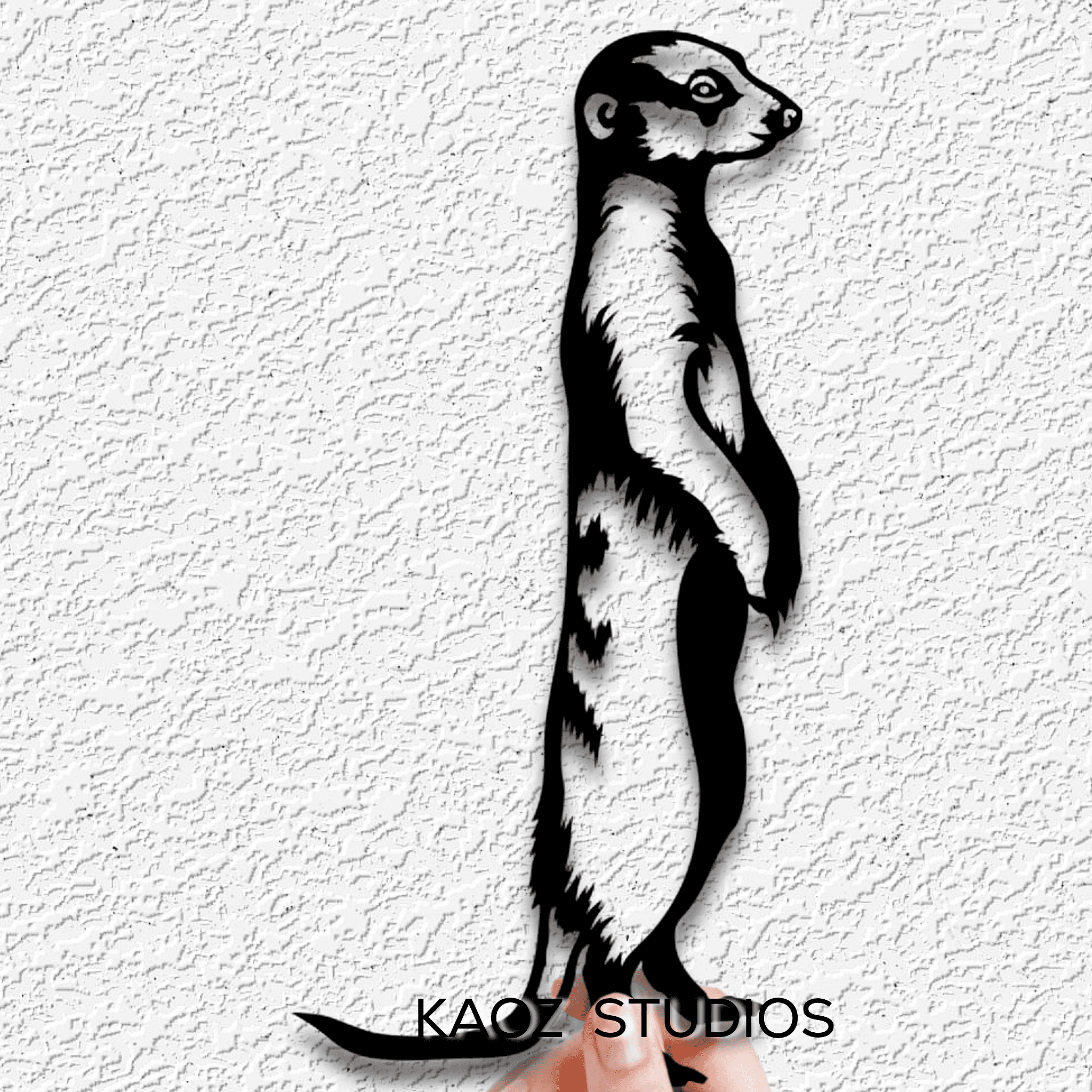 meerkat wall art the lion king wall decor safari wildlife decoration 3d model