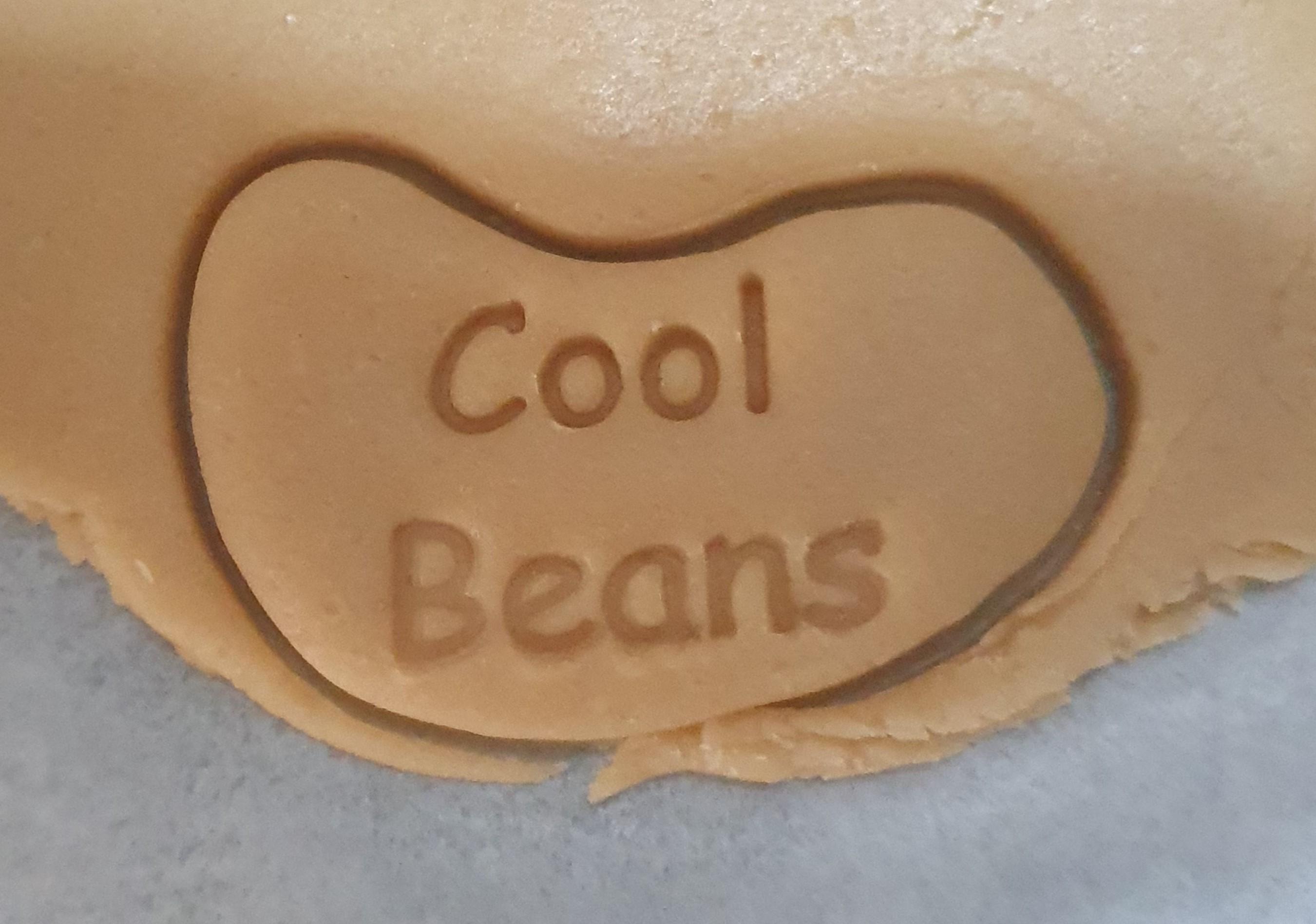 Cool Beans Cookie Cutter 3d model