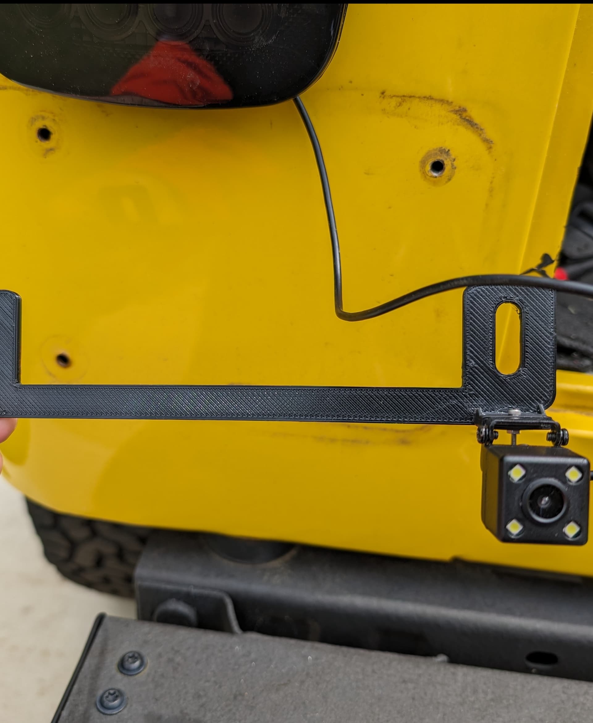 license tag camera mount.stl 3d model