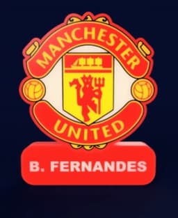 Manchester United - LED strip compatible 3d model