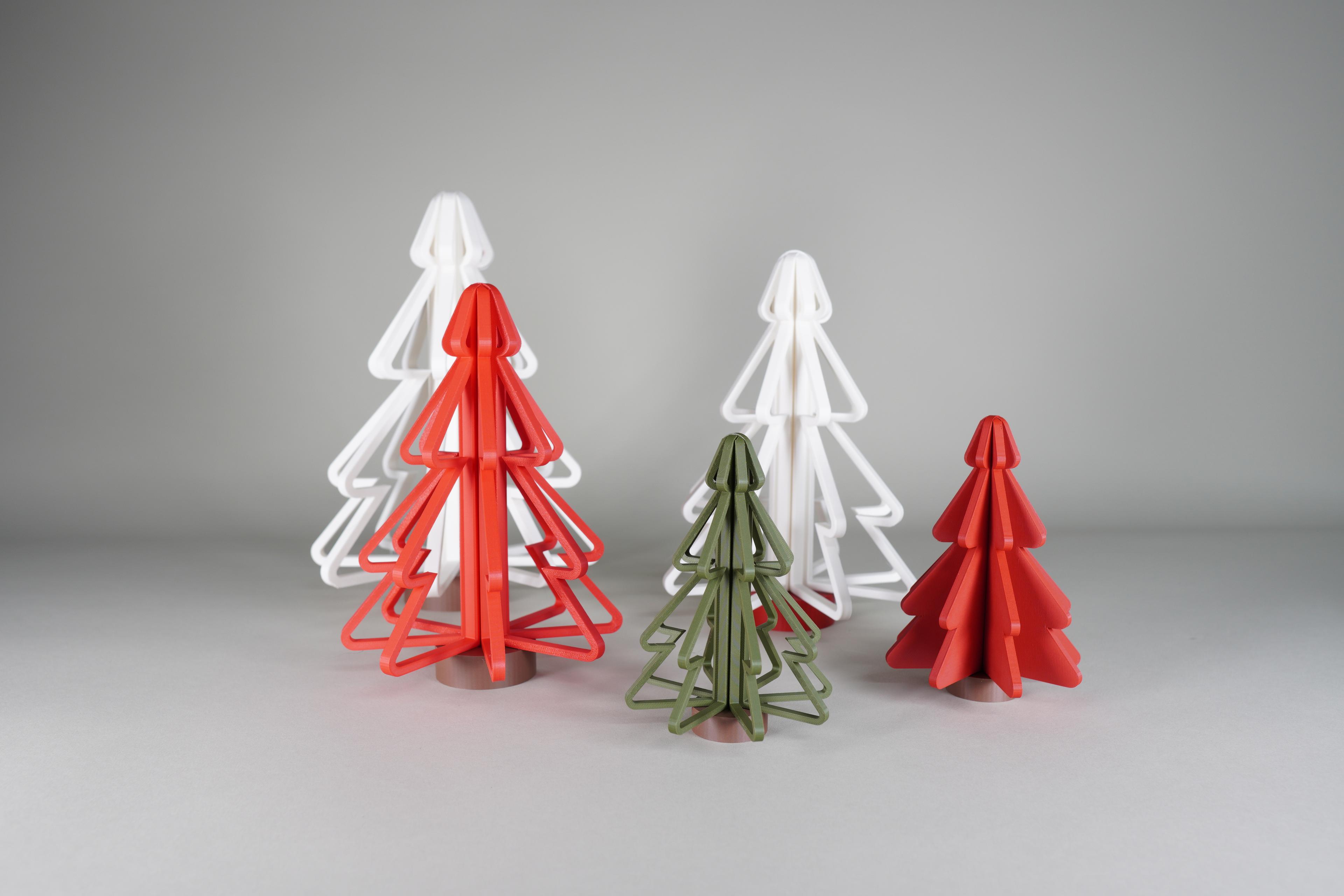 Solid Christmas Tree Slices 3d model