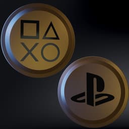 Play Station Bonus Coin From Astro Bot, Astro's PlayRoom Coin / PS5 Coin 3d model