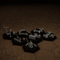 Scale Enhancement Set for American Mecha 3d model