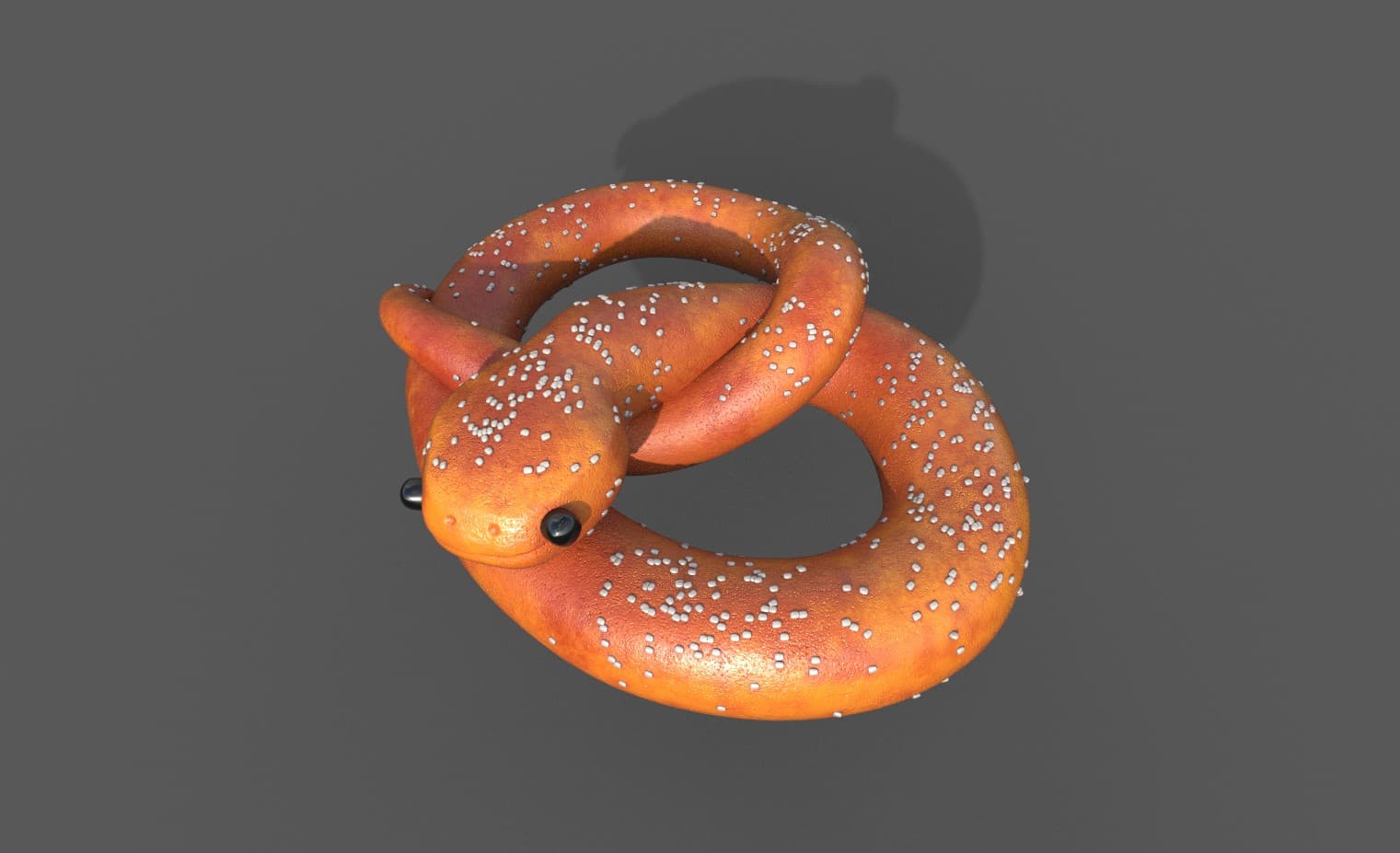 Pretzel Snake 3d model