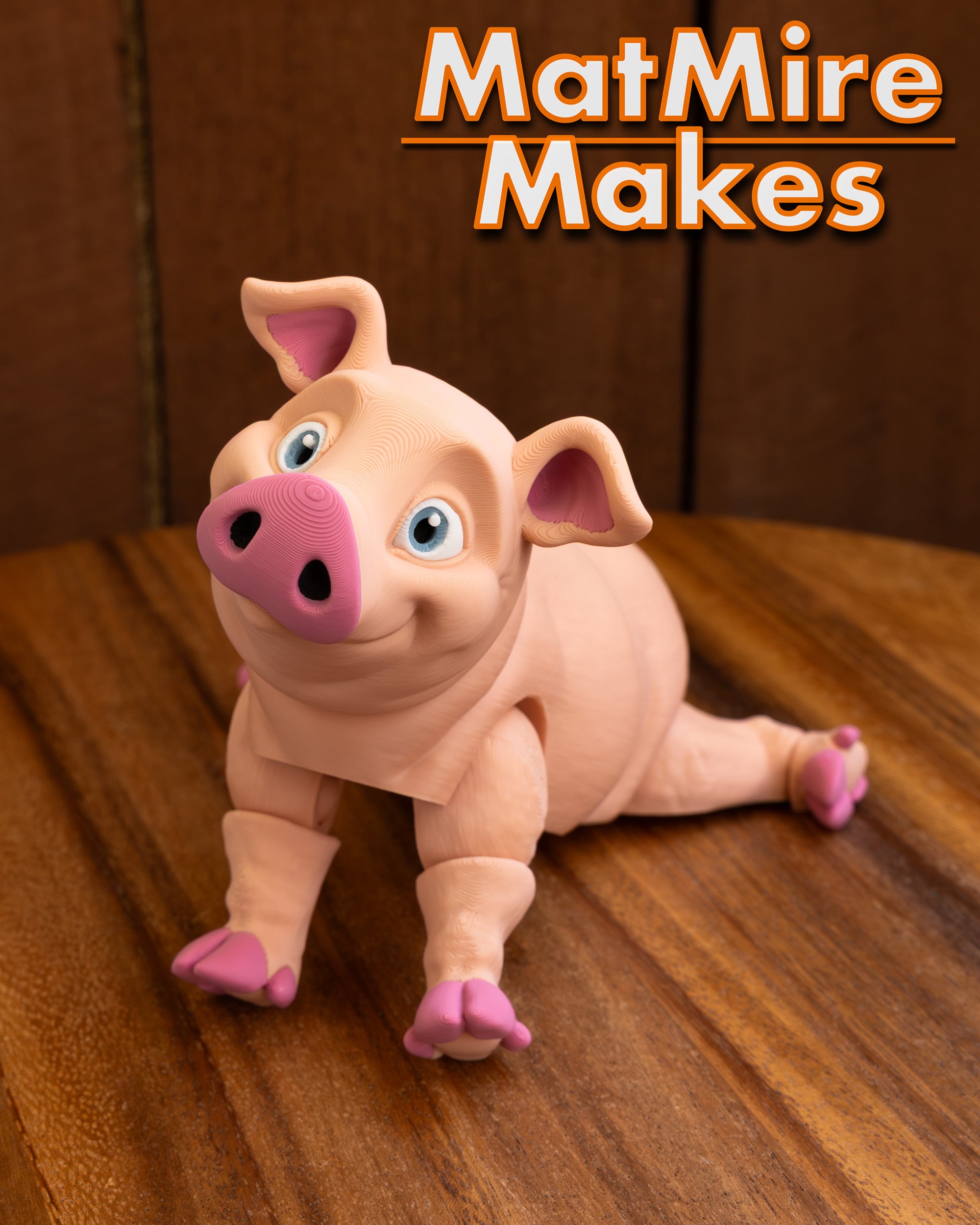 Pig - Articulated Figure 3d model