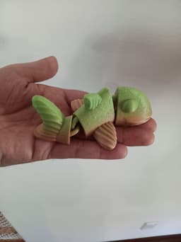 Flexi Goldfish - fidget toy - articulated - print in place 3d model