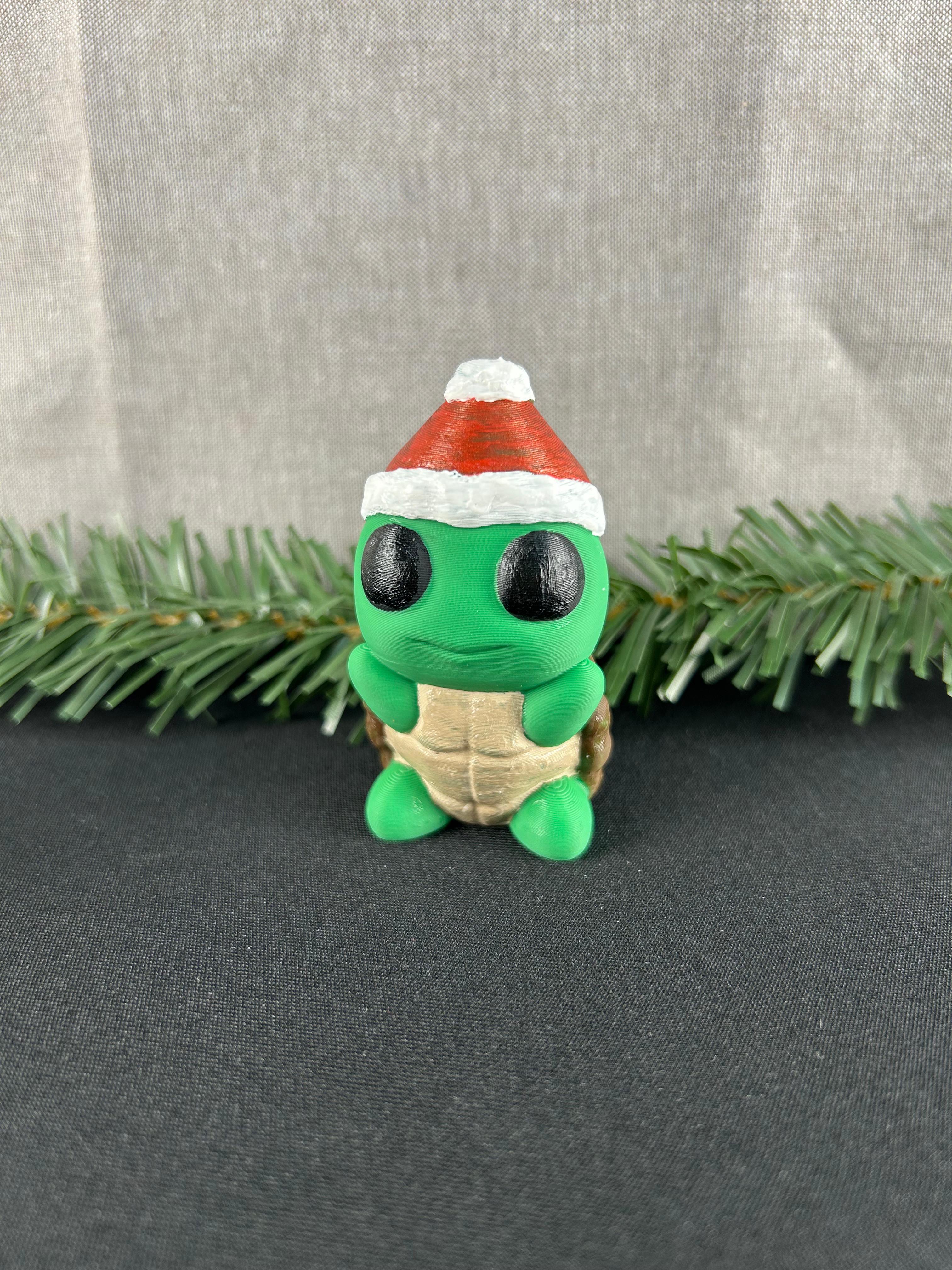 Turtle with Hat 3d model