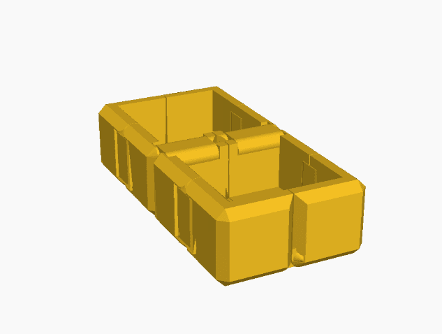 Hollow Infinity Cube 0.2mm Clearance. 3d model