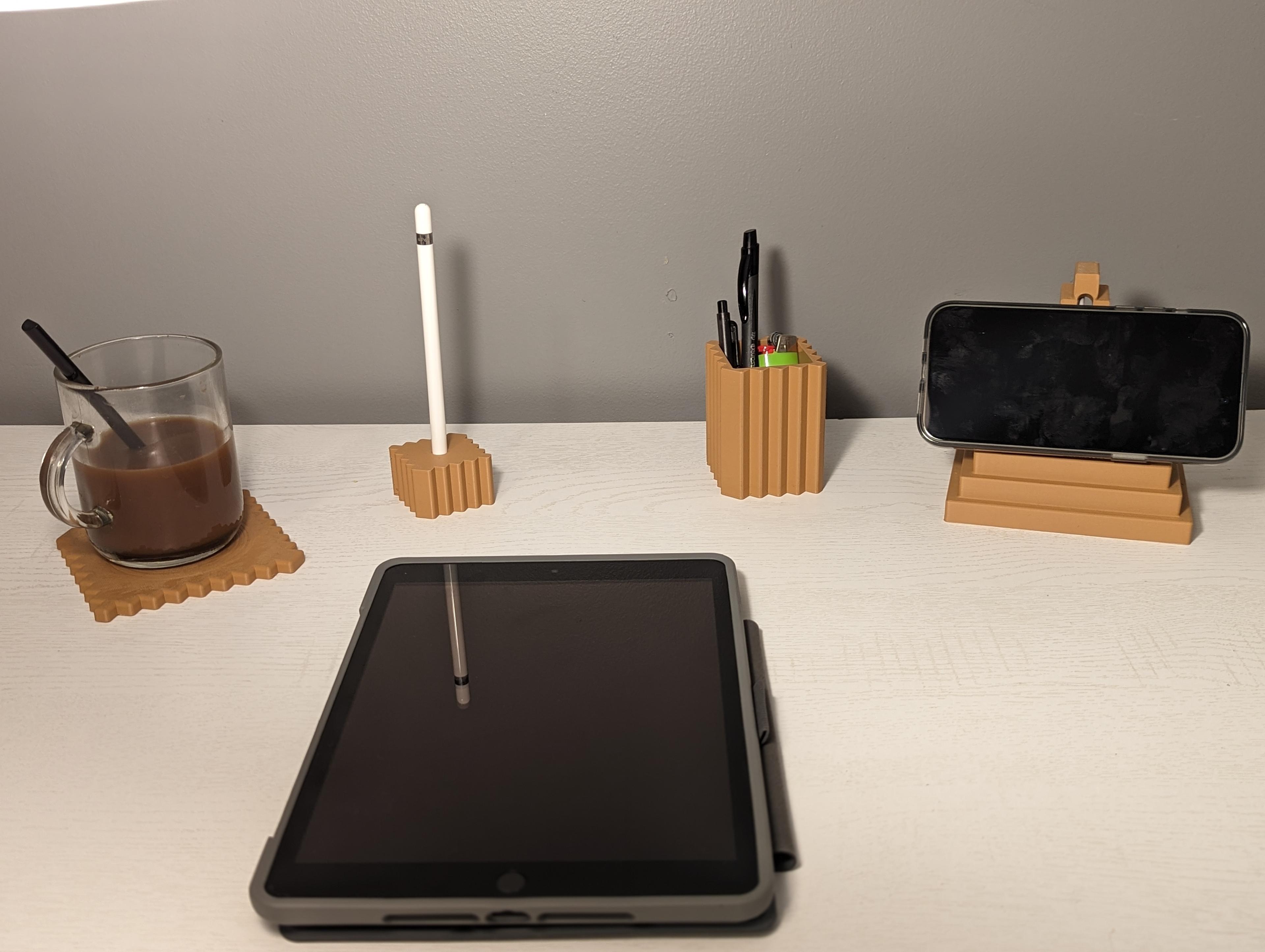Office Desk Set  3d model