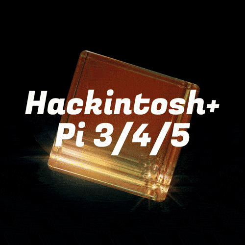 Hackintosh+ Raspberry Pi 3/4/5 3d model