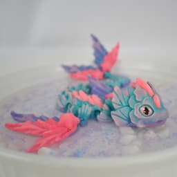 Water Element Dragon: Mizu 3d model