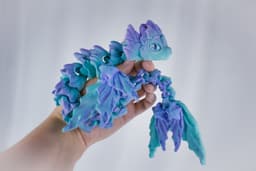 Water Element Dragon: Mizu 3d model