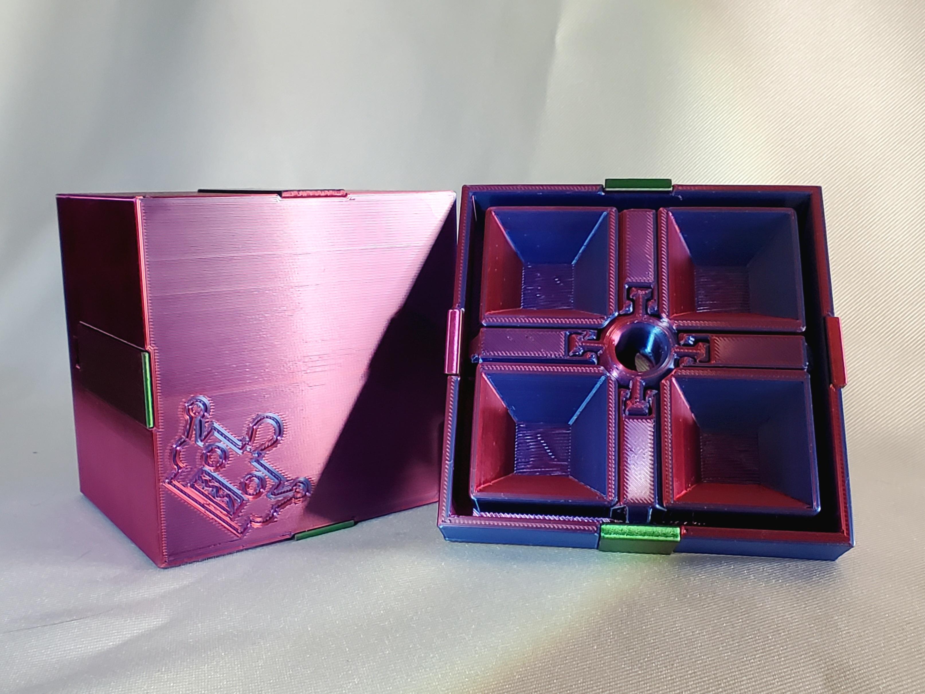 Gift Box #4 - Quantum gift box! What's inside? Doesn't matter, as the box itself is a worthy gift alone ; ) - 3d model