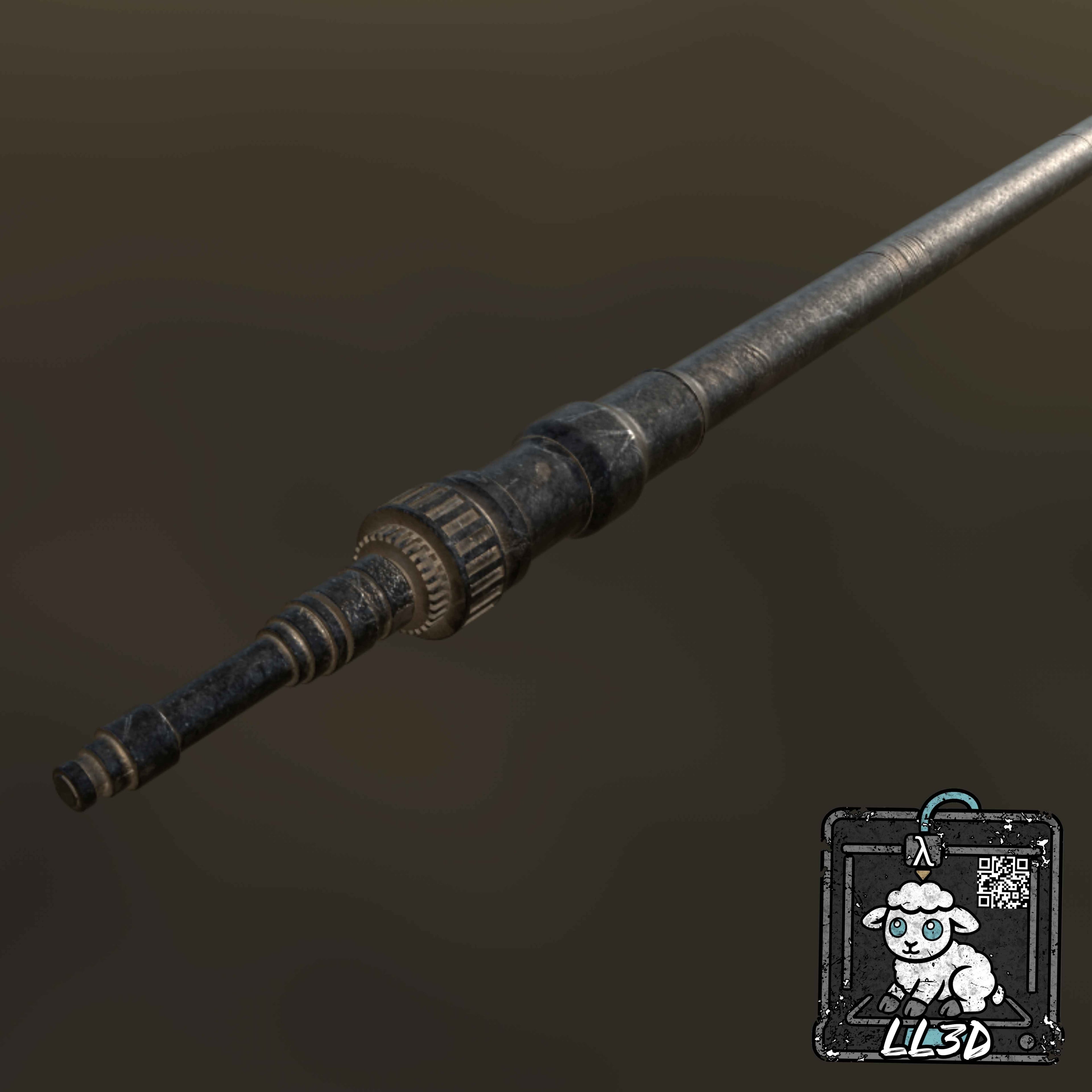 Boushh Electro Staff 3d model