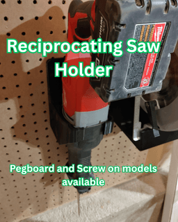 Reciprocating Saw Holder (Sawzall) 3d model