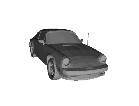 Porsche 3d model