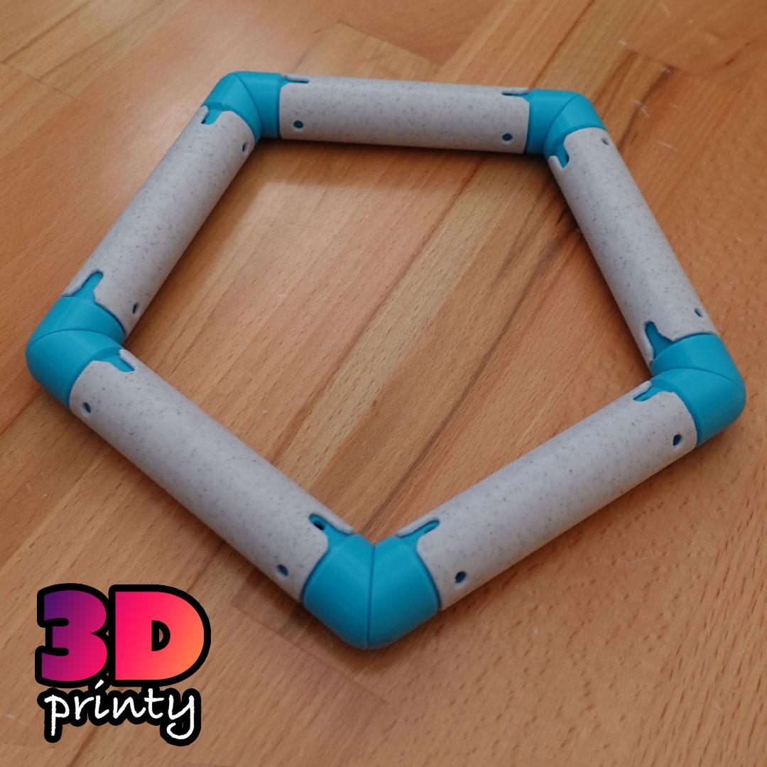 Printy Pipes - Dodecahedron Connectors 3d model