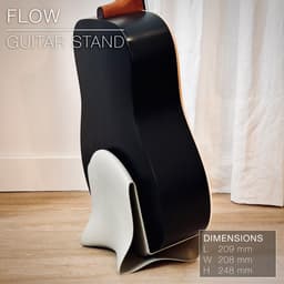 FLOW | Guitar Stand, electric & acoustic 3d model