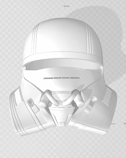 First Order Jet Trooper's Helmet - Star Wars 3d model
