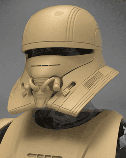 First Order Jet Trooper's Helmet - Star Wars 3d model