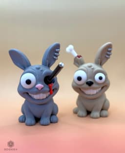 The Bunny Pen Holder - Animal Farm of Horrors 3d model