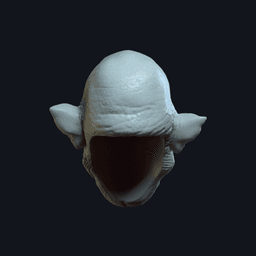 Ogre_v2_Action figure Head 3d model