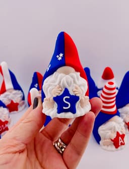 Patriotic Gnomes USA 3d model