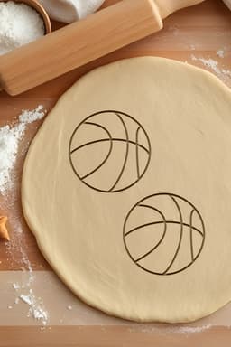 Basketball Ball Cookie Cutter, Biscuit Cutter 3d model