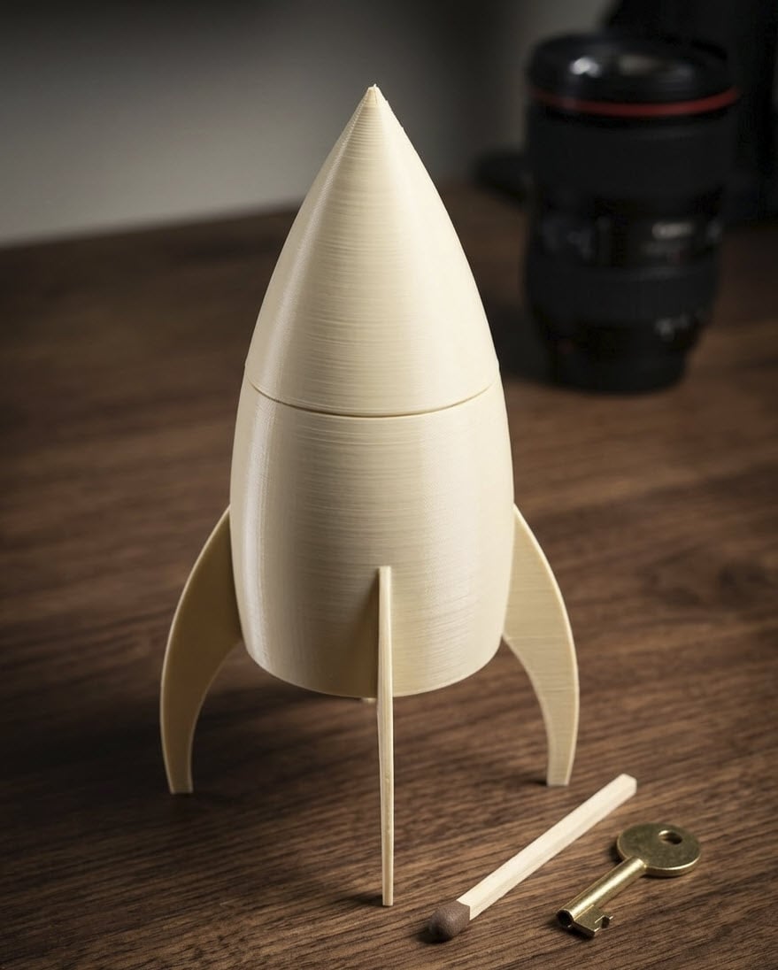 The "Rocket Stash" 3d model