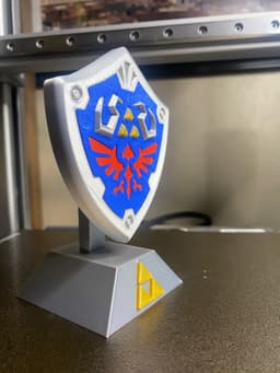 Display stand for Chunky Links Sword and Shield 3d model