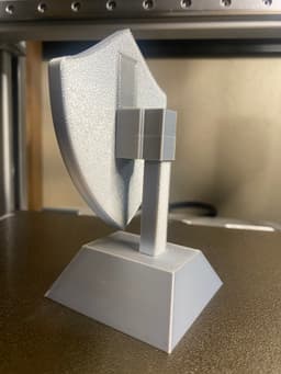 Display stand for Chunky Links Sword and Shield 3d model