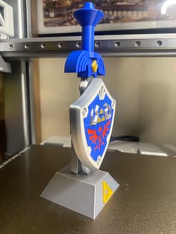 Display stand for Chunky Links Sword and Shield 3d model