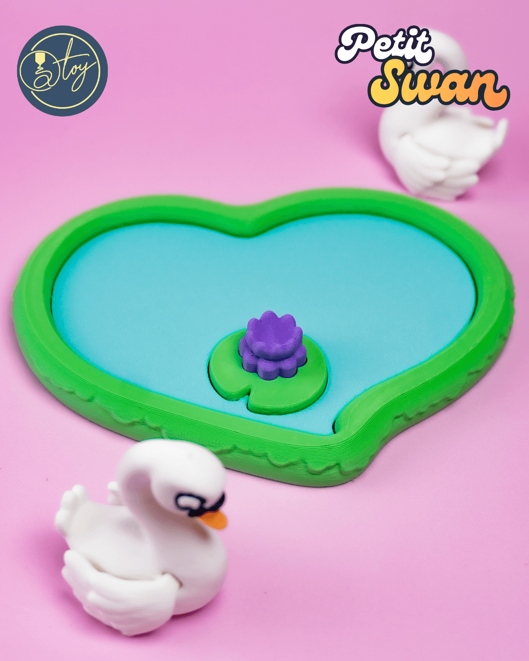 PETIT SWAN COUPLE 3d model