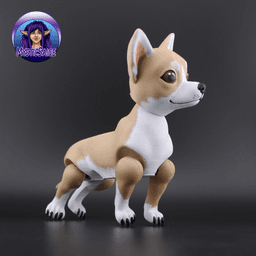 Chihuahua - Articulated dog 3d model