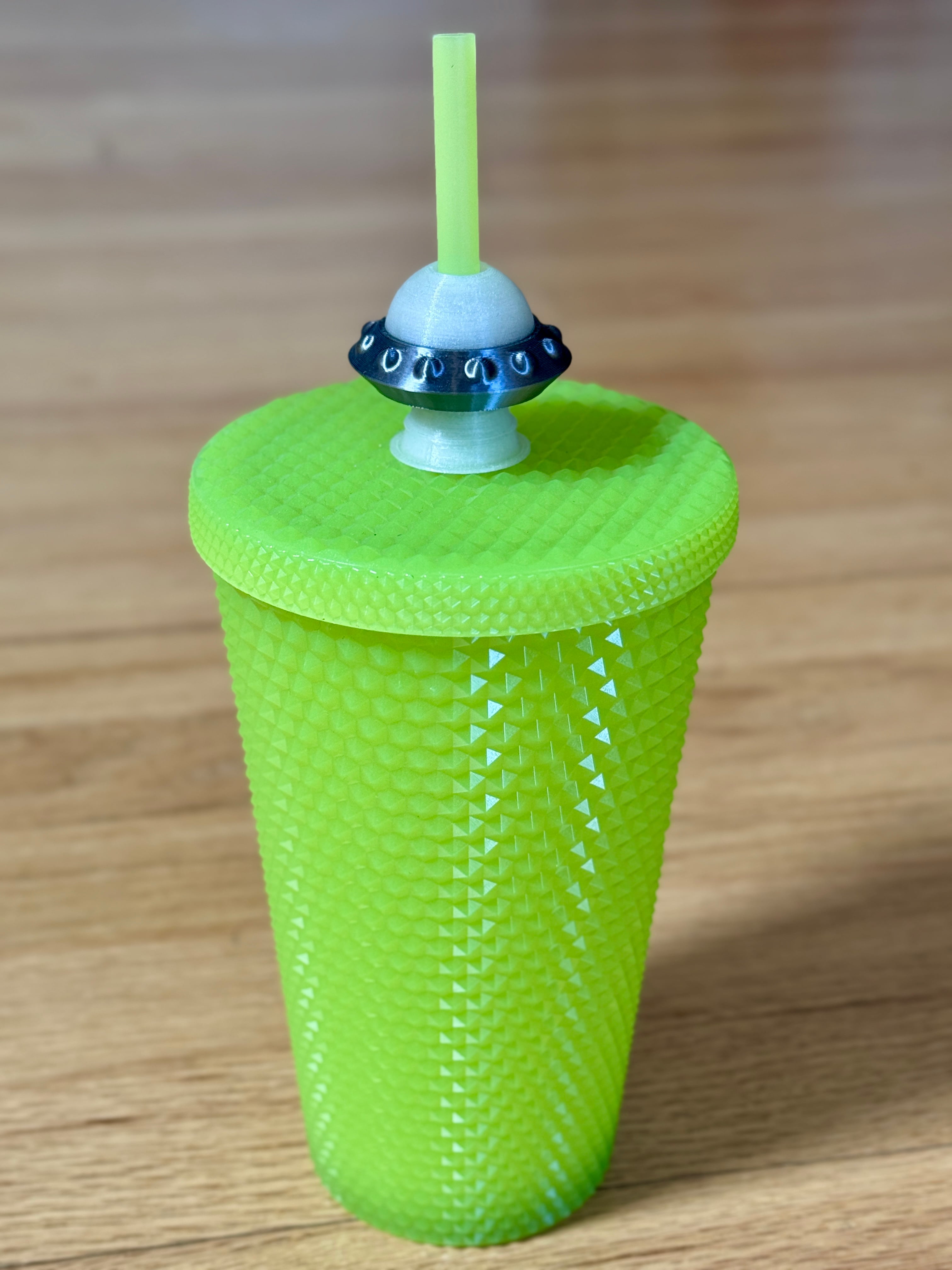 UFO Straw Topper 3d model