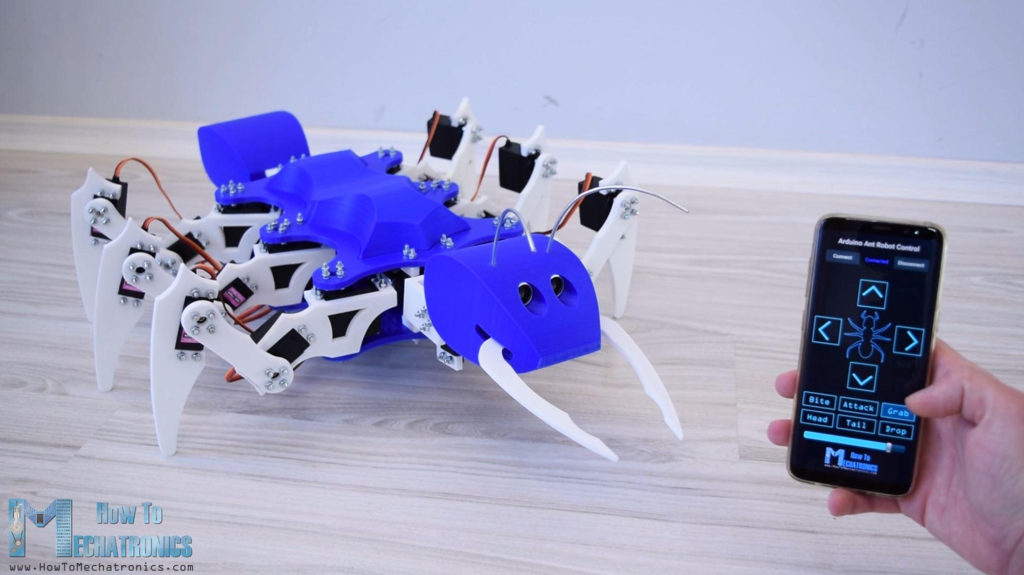 DIY Hexapod Ant Robot 3d model