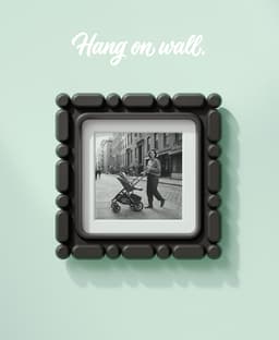 Modern Desk & Wall Photo Frame Kumo for 90x90mm Pictures 3d model