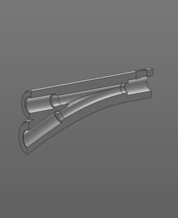 Filament Y Splitter (Setscrews) 3d model