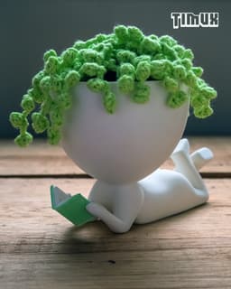 ROBERT PLANT LYING DOWN READING A BOOK 3d model