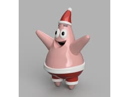 Patrick Star Tree Topper (Xmas) 3d model