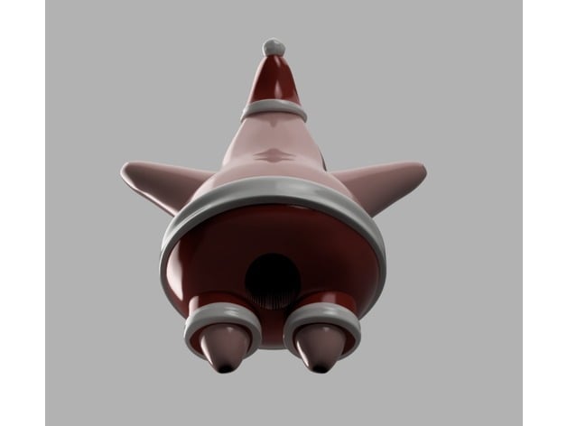 Patrick Star Tree Topper (Xmas) 3d model