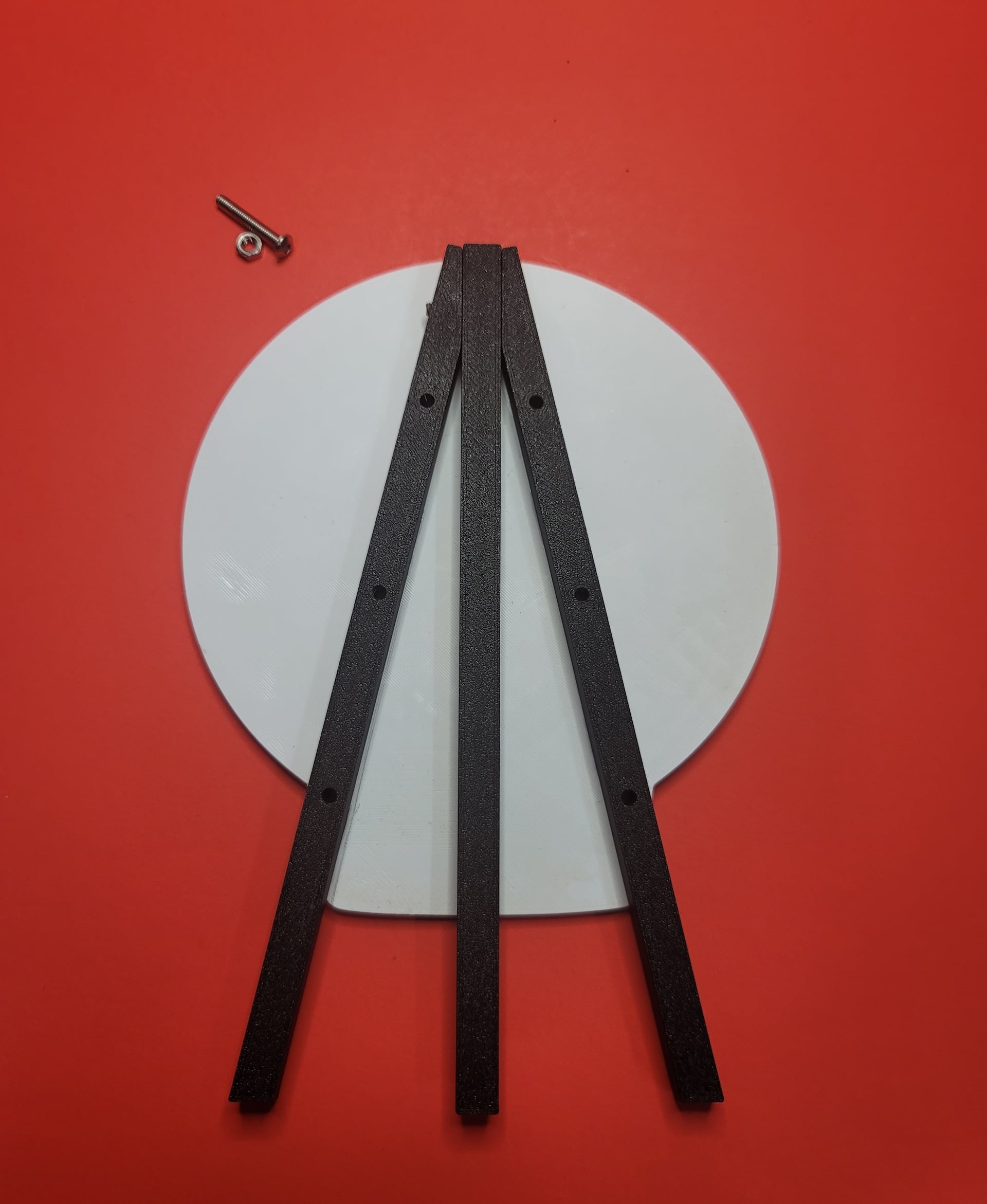 This is Definitely Not A Mimic Sign and stand 3d model