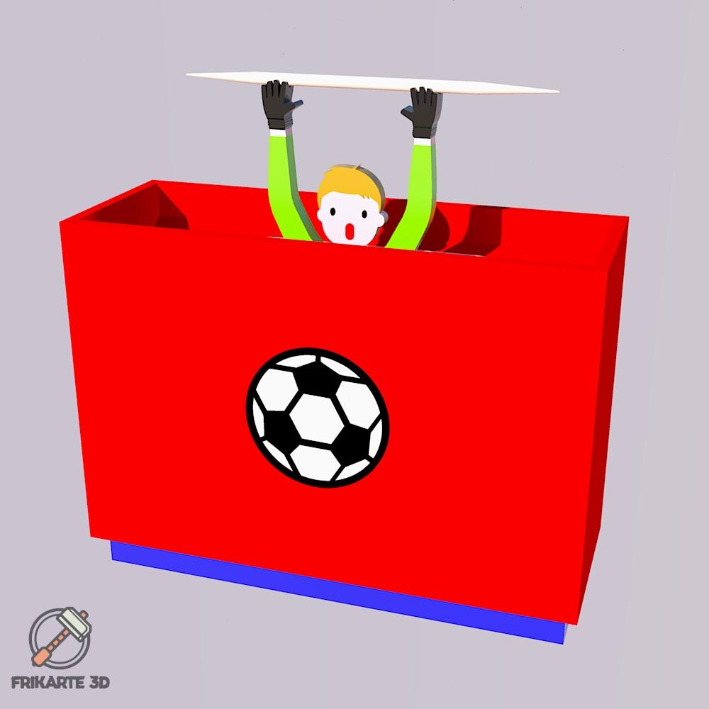 Soccer Toothstick Dispenser 3d model