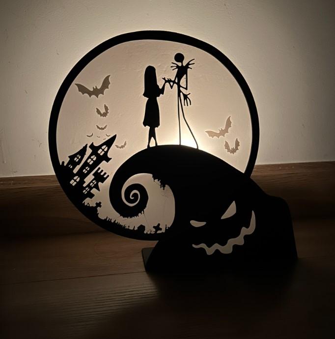 Halloween Nightmare Before Christmas Candle 3d model
