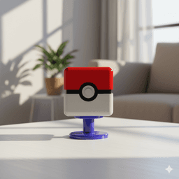 SQUARED POKEBALL - POKEMON 3d model