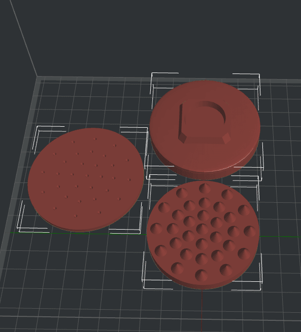 Pés Anti Trepidação 3d model