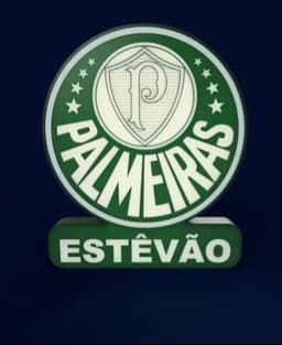 Palmeiras Sign – LED Strip Compatible 3d model