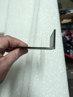 Razor Knife Blade Cutting Guide - Inch 3d model