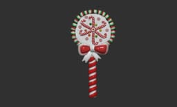 Christmas decoration set 3d model