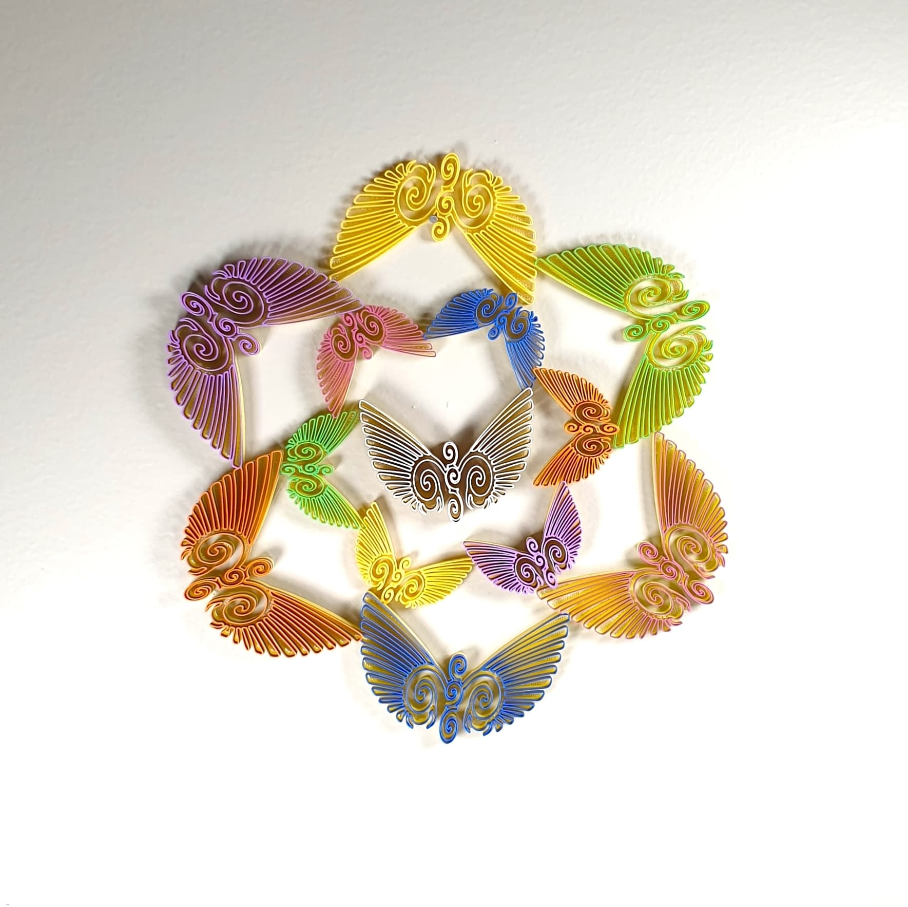 Butterflies Artwork 3d model